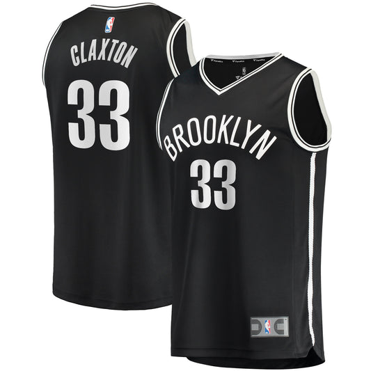 Nicolas Claxton Brooklyn Nets Fanatics Branded Fast Break Player Jersey - Icon Edition - Black