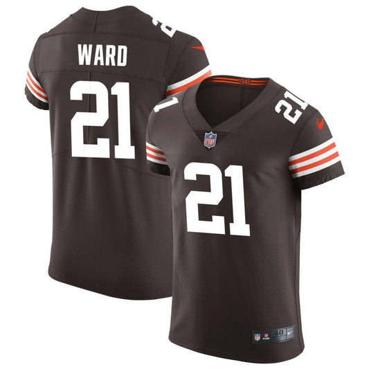 Denzel Ward Cleveland Browns Nike Vapor Elite Jersey - Brown