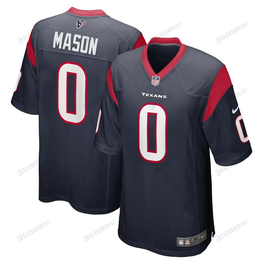 Shaq Mason 0 Houston Texans Game Player Men Jersey - Navy