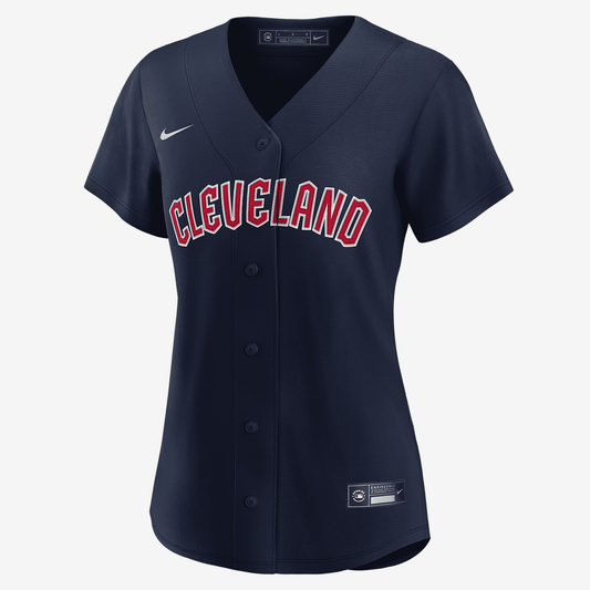 MLB Cleveland Guardians Women's Replica Baseball Jersey - Navy