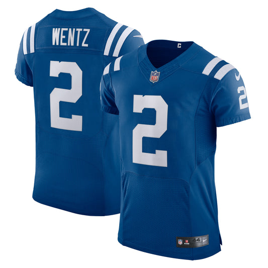 Carson Wentz Indianapolis Colts Nike Vapor Elite Player Jersey - Royal