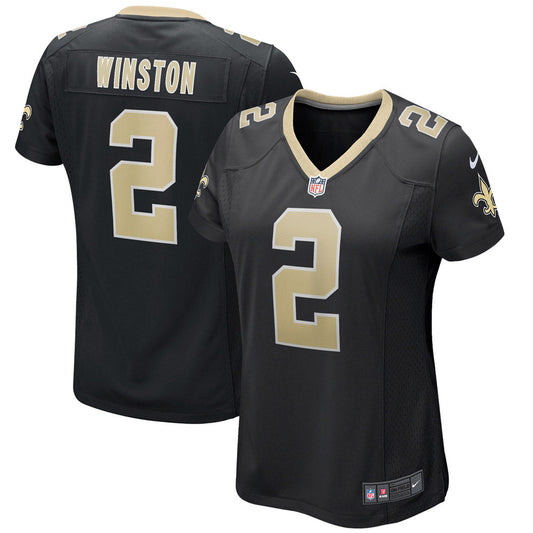 Women's New Orleans Saints Jameis Winston Game Jersey Black