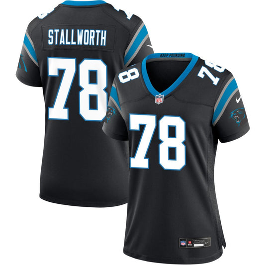 Taylor Stallworth Carolina Panthers Nike Women's Game Jersey - Black