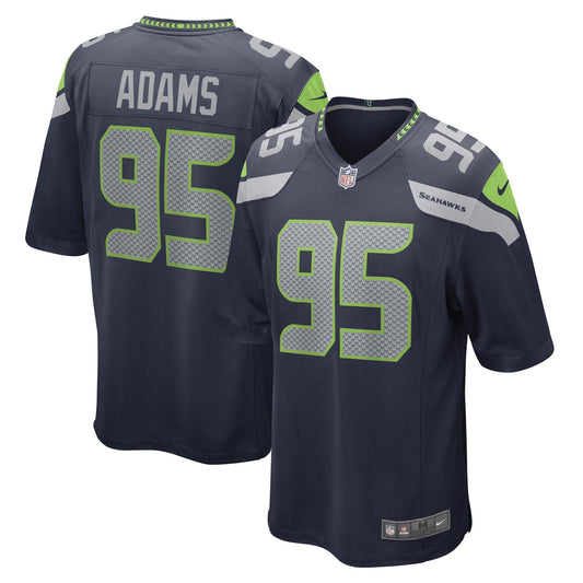 Myles Adams Seattle Seahawks Nike Game Player Jersey - College Navy