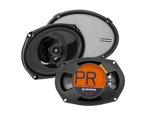 2 Memphis 6x9 Inch Coaxial Speakers 2 Way 120 Watts Max Power Reference PRX6902