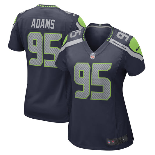 Myles Adams Seattle Seahawks Nike Women's Game Player Jersey - College Navy