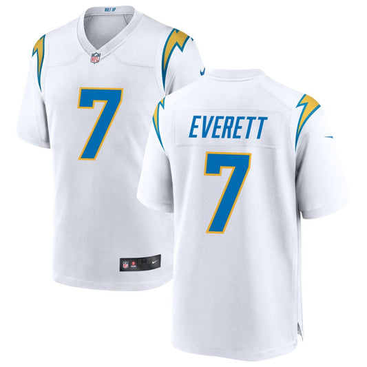 Gerald Everett Los Angeles Chargers Nike Game Jersey - White