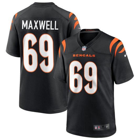 Devonnsha Maxwell Cincinnati Bengals Nike Game Jersey - Black