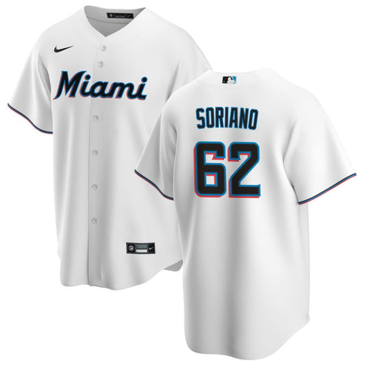 George Soriano Miami Marlins Nike Youth Home Replica Jersey - White