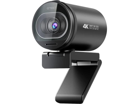 4K Webcam with Microphone, S600 Ultra HD 60FPS Webcam for Streaming w/Auto Focus, Built-in Privacy Cover, 88¡ã FOV USB Webcam, Ideal for Gaming/Online Teaching/Video Calling/Zoom/Skype/Teams