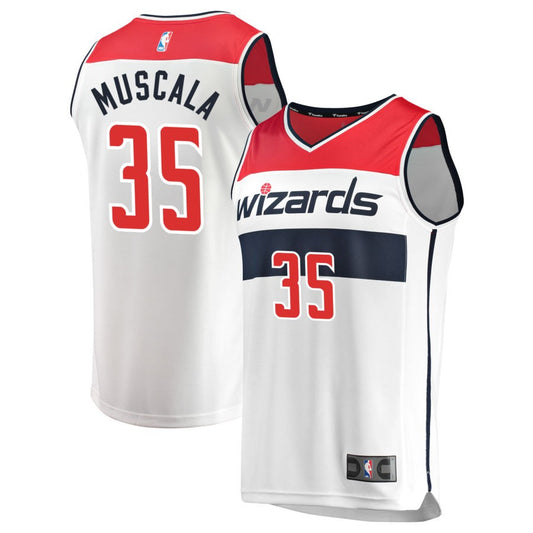 Mike Muscala Washington Wizards Fanatics Branded Fast Break Replica Jersey - Association Edition - White