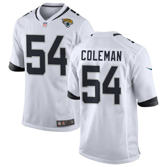 DJ Coleman Jacksonville Jaguars Nike Game Jersey - White