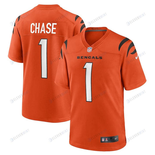 Ja'Marr Chase 1 Cincinnati Bengals Alternate Game Jersey - Orange