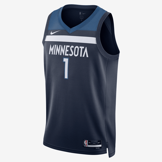 Minnesota Timberwolves Icon Edition 2022/23 Nike Dri-FIT NBA Swingman Jersey - College Navy