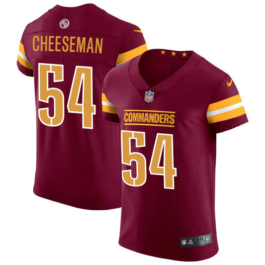 Camaron Cheeseman Washington Commanders Nike Vapor Untouchable Elite Jersey - Burgundy