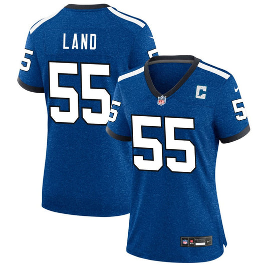 Isaiah Land Indianapolis Colts Nike Women's Indiana Nights Alternate Game Jersey - Royal