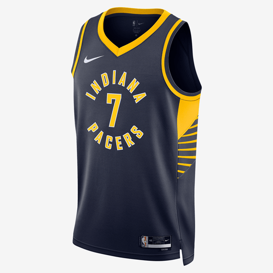 Indiana Pacers Icon Edition 2022/23 Nike Dri-FIT NBA Swingman Jersey - College Navy