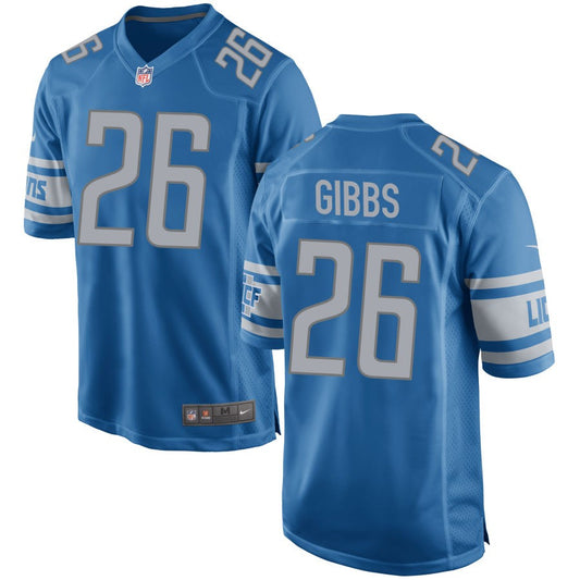 Jahmyr Gibbs Detroit Lions Nike Game Jersey - Blue