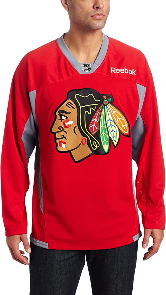 Reebok Chicago Blackhawks Red Practice Jersey