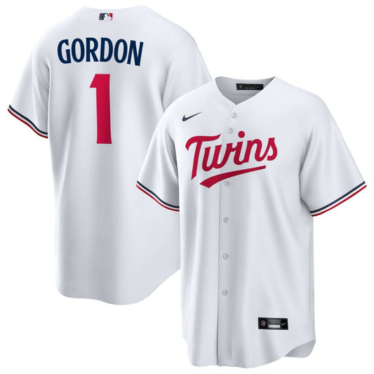 Nick Gordon Minnesota Twins Nike Home Replica Jersey - White