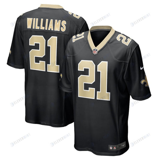 Jamaal Williams 21 New Orleans Saints Men Game Jersey - Black