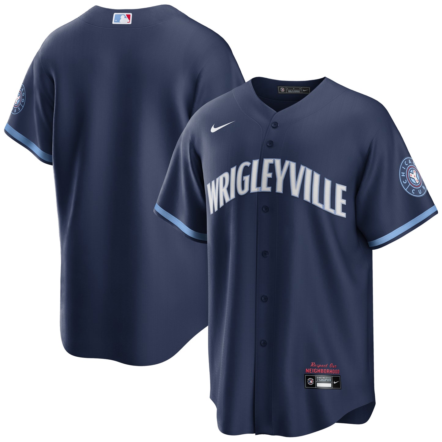 Chicago Cubs Nike City Connect Replica Jersey - Navy