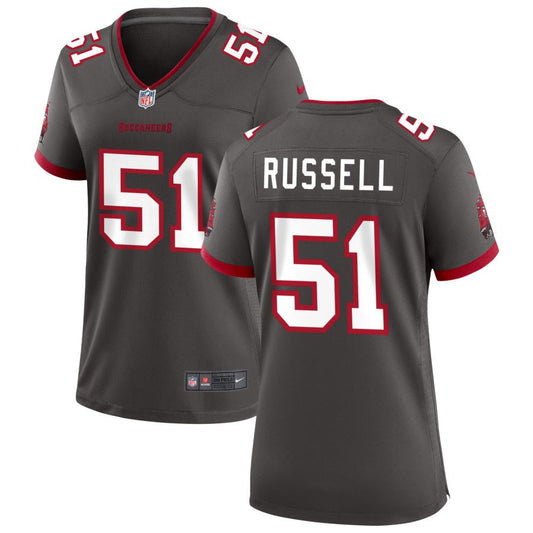 J.J. Russell Tampa Bay Buccaneers Nike Women's Alternate Game Jersey - Pewter