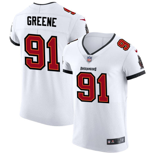 Mike Greene Tampa Bay Buccaneers Nike Vapor Elite Jersey - White