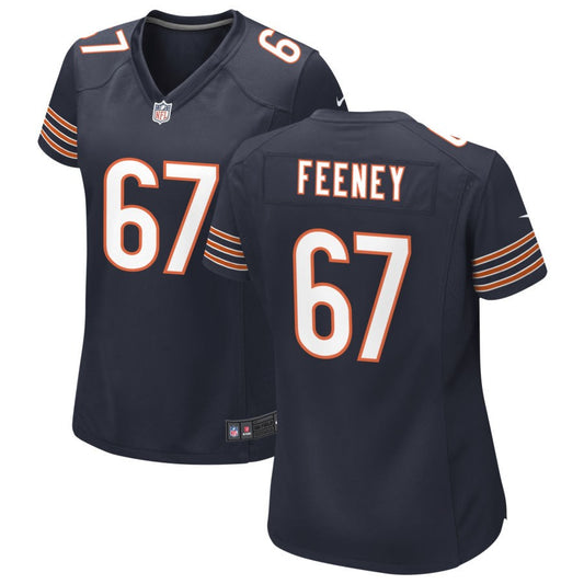 Dan Feeney Chicago Bears Nike Women's Game Jersey - Navy