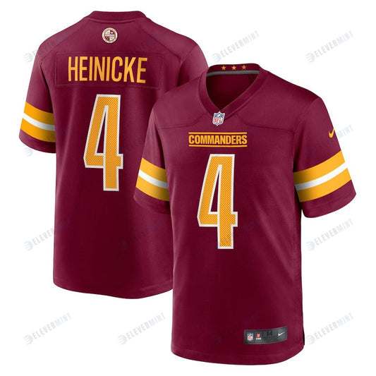 Taylor Heinicke Washington Commanders Player Game Jersey - Burgundy