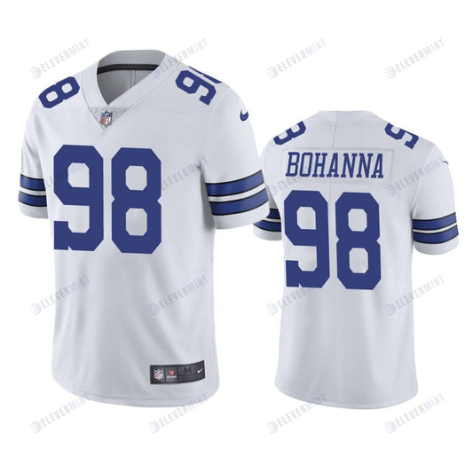 Quinton Bohanna 98 Dallas Cowboys White Vapor Limited Jersey