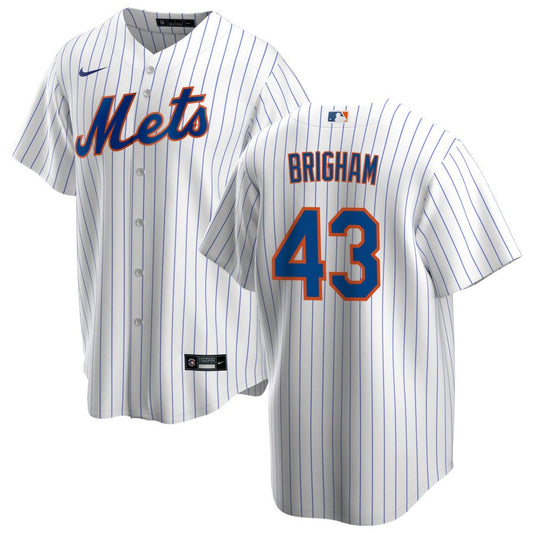 Jeff Brigham New York Mets Nike Youth Home Replica Jersey - White