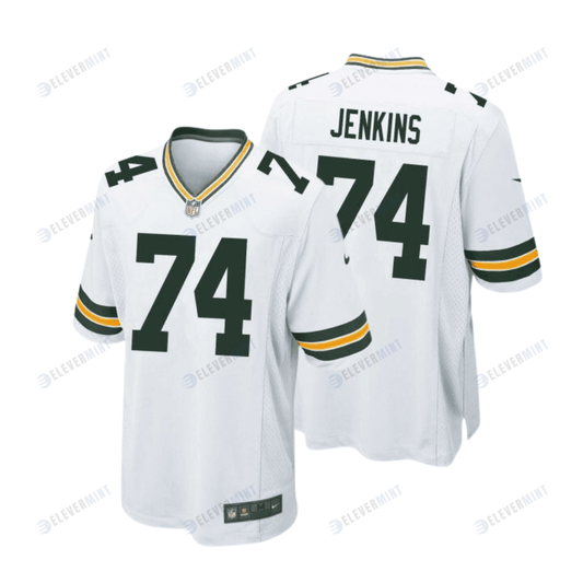 Elgton Jenkins 74 Green Bay Packers Men Away Game Jersey - White