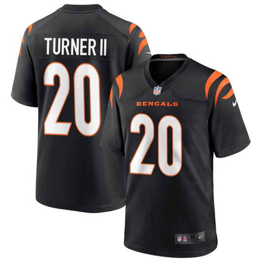 DJ Turner II Cincinnati Bengals Nike Youth Logo Game Jersey - Black