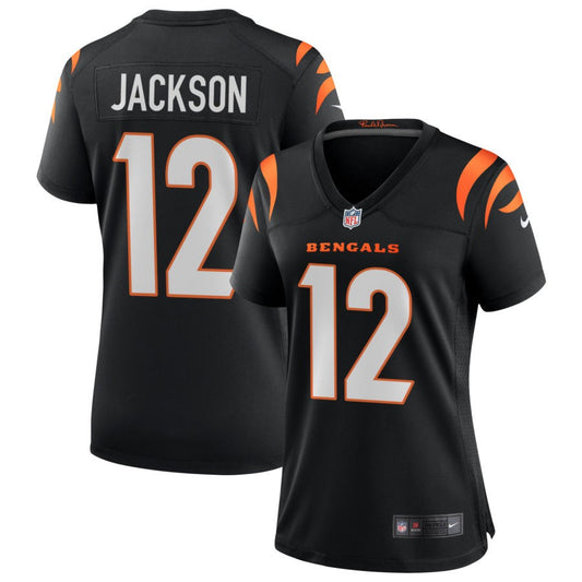 Shedrick Jackson Cincinnati Bengals Nike Women's Game Jersey - Black