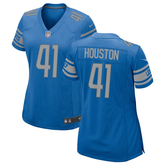 James Houston Detroit Lions Nike Women's Game Jersey - Blue