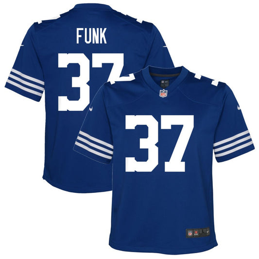 Jake Funk Indianapolis Colts Nike Youth Alternate Game Jersey - Royal