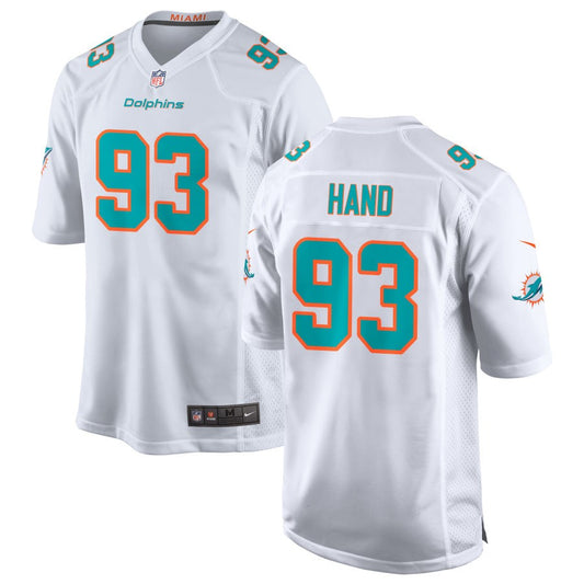 Da'Shawn Hand Miami Dolphins Nike Game Jersey - White