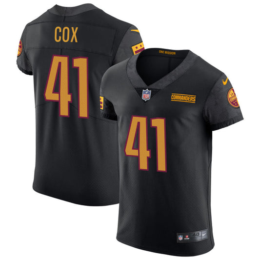 Jabril Cox Washington Commanders Nike Vapor Untouchable Elite Alternate Jersey - Black