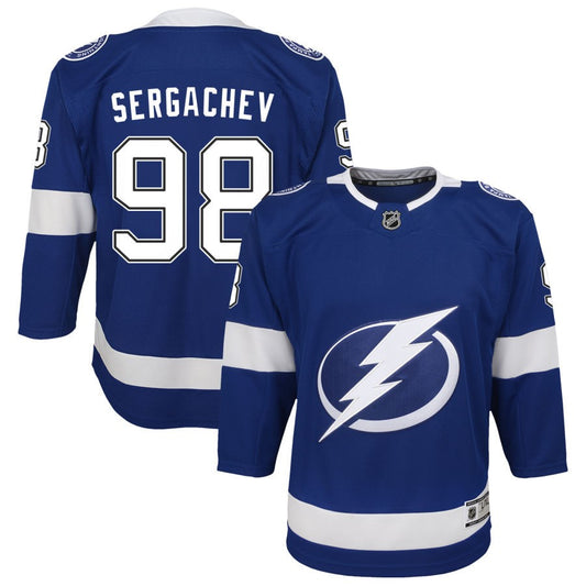 Mikhail Sergachev Tampa Bay Lightning Youth Home Premier Jersey - Blue