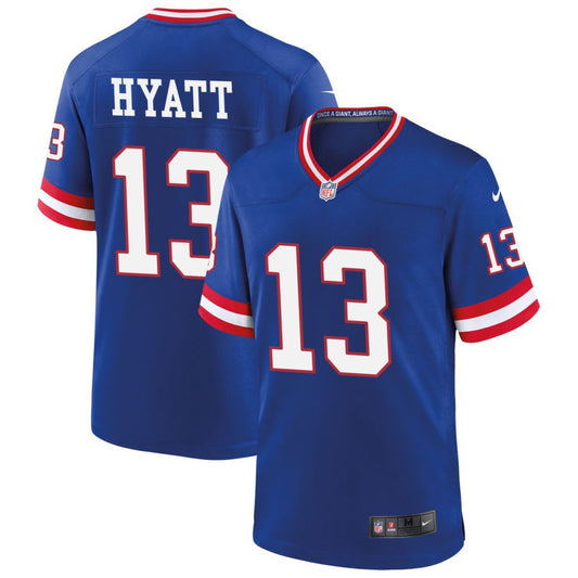 Jalin Hyatt New York Giants Nike Classic Game Jersey - Royal