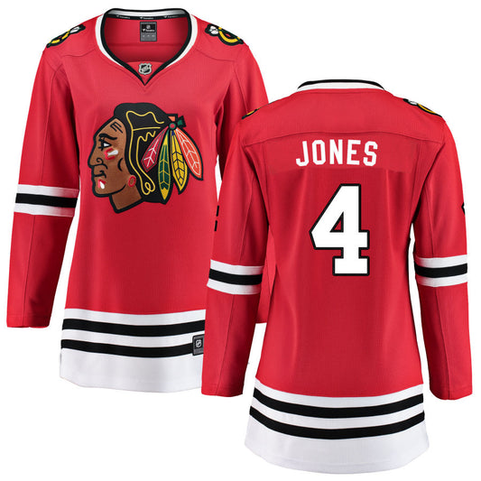 Seth Jones Chicago Blackhawks Fanatics Branded Women's Home Breakaway Jersey - Red