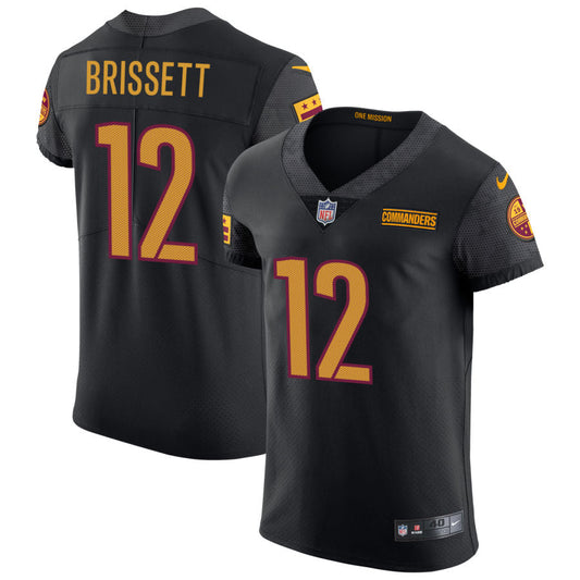 Jacoby Brissett Washington Commanders Nike Vapor Untouchable Elite Alternate Jersey - Black