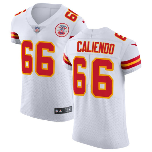 Mike Caliendo Kansas City Chiefs Nike Vapor Untouchable Elite Jersey - White