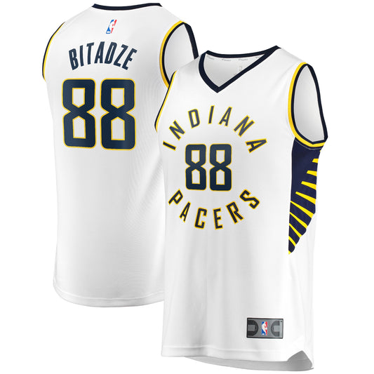 Goga Bitadze Indiana Pacers Fanatics Branded Fast Break Player Replica Jersey - Association Edition - White