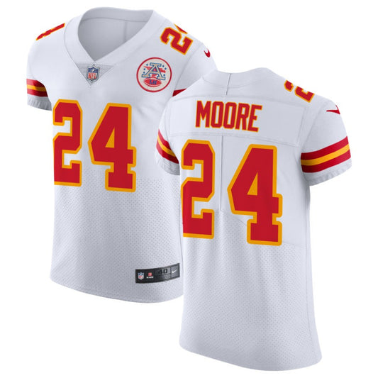 Skyy Moore Kansas City Chiefs Nike Vapor Untouchable Elite Jersey - White