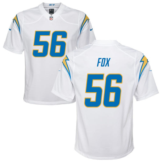 Morgan Fox Los Angeles Chargers Nike Youth Game Jersey - White