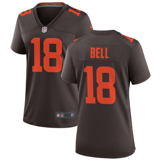 David Bell Cleveland Browns Nike Women's Alternate Game Jersey - Brown