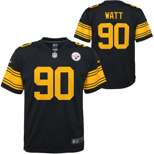 T.J. Watt Pittsburgh Steelers Nike Youth Game Jersey - Black