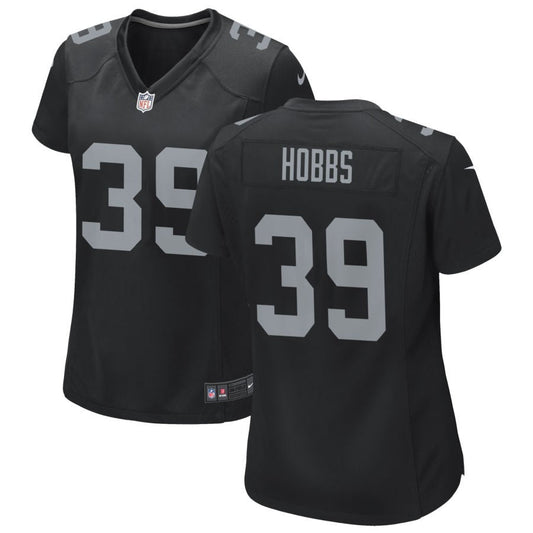 Nate Hobbs Las Vegas Raiders Nike Women's Game Jersey - Black